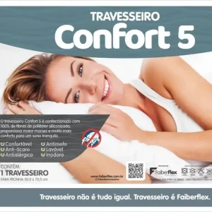 TRAVESSEIRO FAIBERFLEX MICRO 50X70